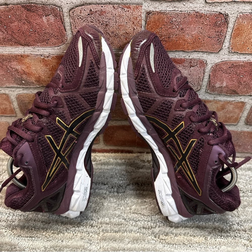 ASICS gel-kayano 21 women’s Sz 9 burgundy - Picture 5 of 13
